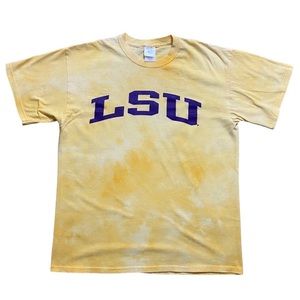 New Agenda NCAA LSU Fighting Tigers Custom Dye Tee